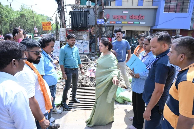 महापौर मीनल चौबे ने जलभराव की समस्या दूर करने निरीक्षण कर दिए नई पुलिया शीघ्र बनाने के दिए निर्देश…