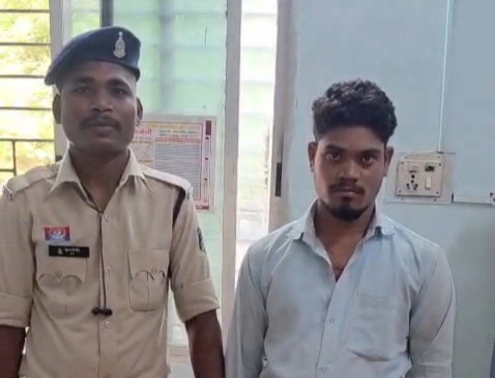 अवैध शराब के साथ आरोपी सुरेश बघेल को पुलिस ने दबोचा…