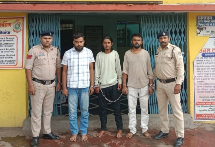 02 वाहन चोर तथा 01 क्रेता सहित कुल 03 आरोपी गिरफ्तार…