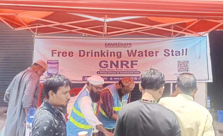 दावते इस्लामी के डिपार्टमेंट (GNRF) गरीब नवाज़ रिलीफ फाउंडेशन ने बुझाई राहगीरों की प्यास…