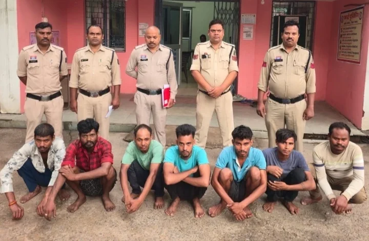 आदतन झगड़ा-मारपीट करने वाले 7 उपद्रवीयों को गिरफ्तार कर भेजा गया जेल…