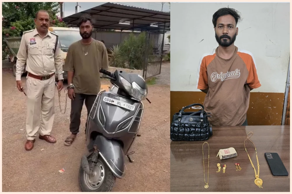 झपटमारी करने वाला शातिर आरोपी गिरफ्तार…