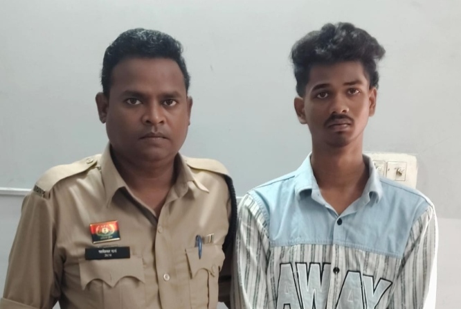 अवैध धारदार चाकू लेकर लोगों को डराने वाला आरोपी गिरफ्तार…