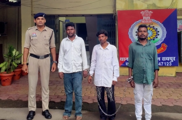 जानलेवा हमला करने वाले 03 आरोपी अमन निहाल, विशाल सोनी, अमन यादव गिरफ्तार…
