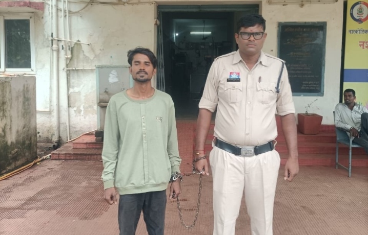 प्रतिबंधित नशीली टेबलेट की बिक्री करते आरोपी को मंदिर हसौद पुलिस ने किया गिरफ्तार…