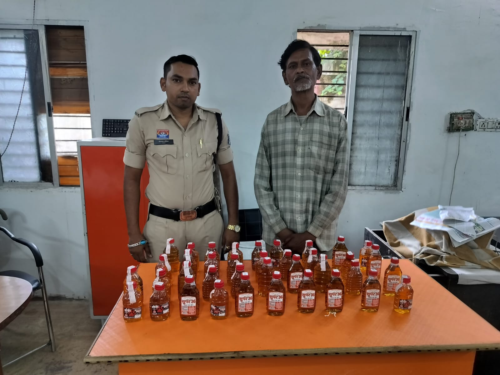 आबकारी एक्ट के तहत टिकरापारा पुलिस की कार्यवाही – 36 पौवा देशी मदिरा जप्त…