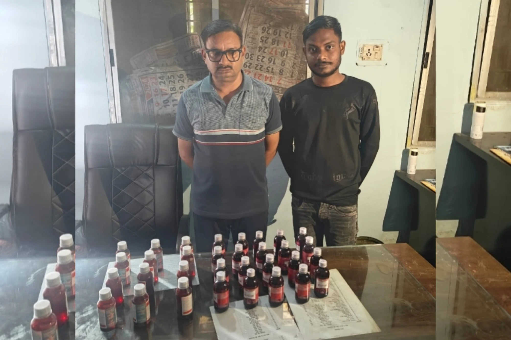 मेडिकल स्टोर की आड़ में नशीली सिरप बेच रहे दो आरोपी गिरफ्तार…