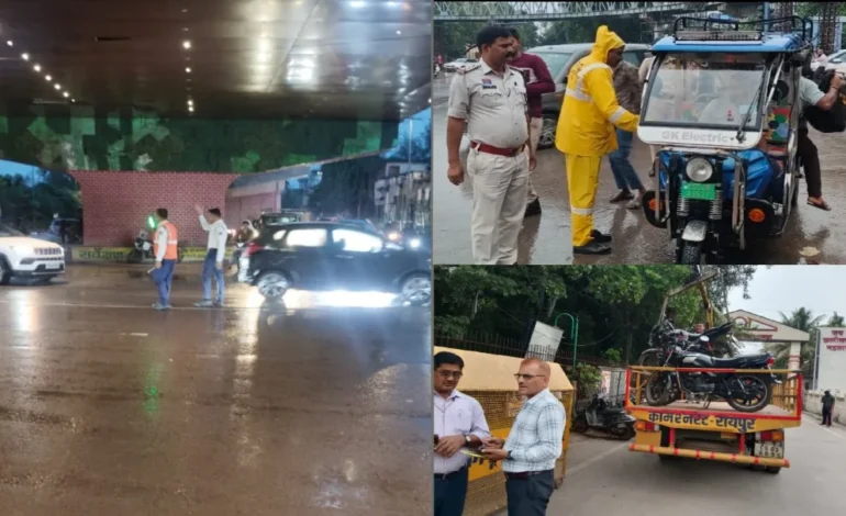 रायपुर में त्योहारी सीजन की भीड़ के बीच यातायात पुलिस सख्त: एक ही दिन में 527 वाहनों पर ई-चालान…
