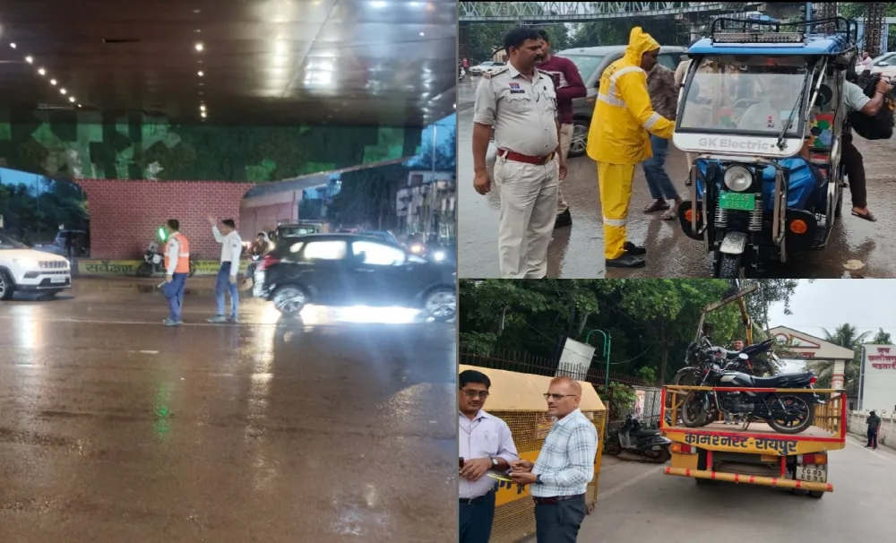रायपुर में त्योहारी सीजन की भीड़ के बीच यातायात पुलिस सख्त: एक ही दिन में 527 वाहनों पर ई-चालान…